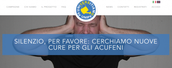 Silenzio, per favore: cerchiamo nuove cure per gli acufeni