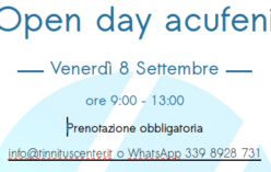 Open day acufeni 8 settembre